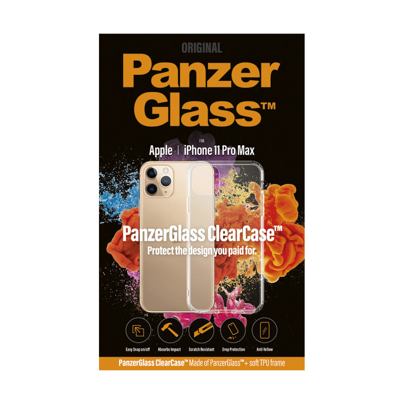 Гръб PanzerGlass за IPhone 11 Pro Max Clear Case - Прозрачен 117014
