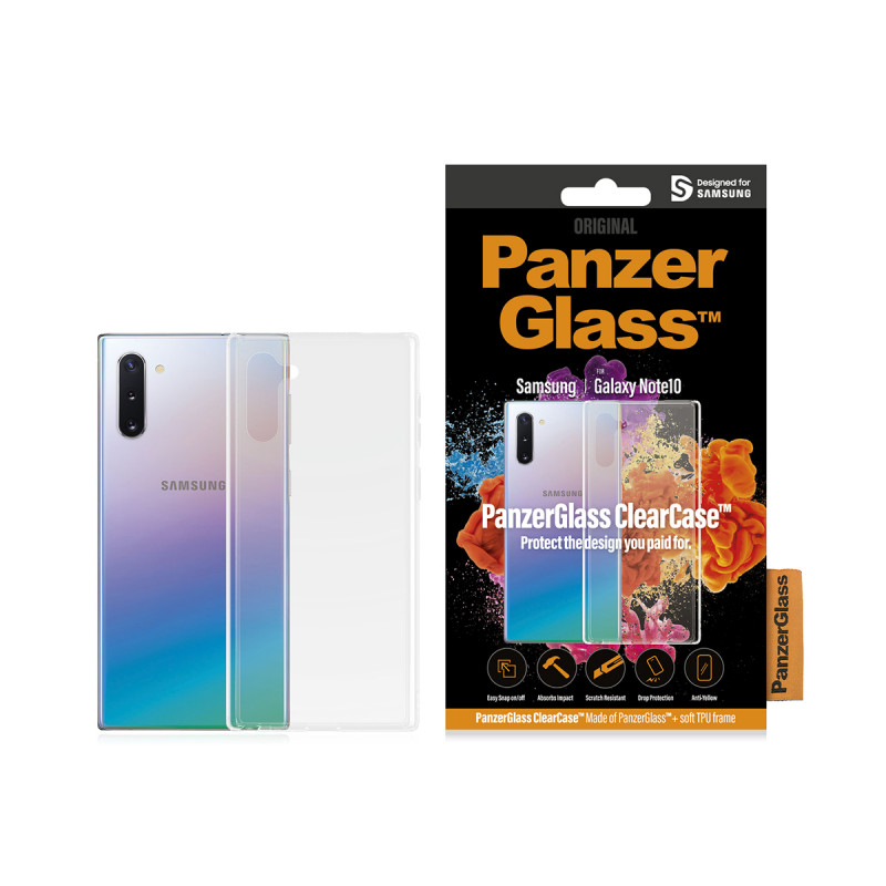 Гръб PanzerGlass за Samsung Galaxy Note 10 ClearCase - Прозрачен 117020