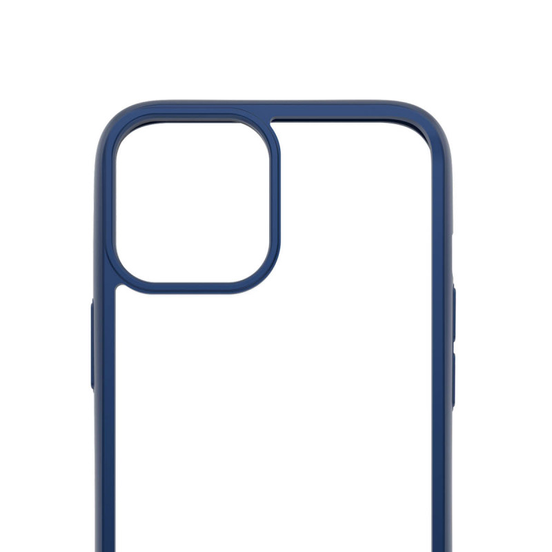 Гръб PanzerGlass за IPhone 12 Pro Max, ClearCase - Синя рамка