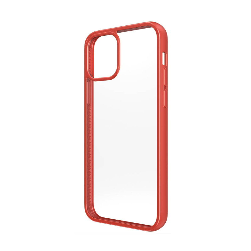 Гръб PanzerGlass за iPhone 12 mini, ClearCase - Червена рамка - iPhone 12 mini | Phoneplay.bg
