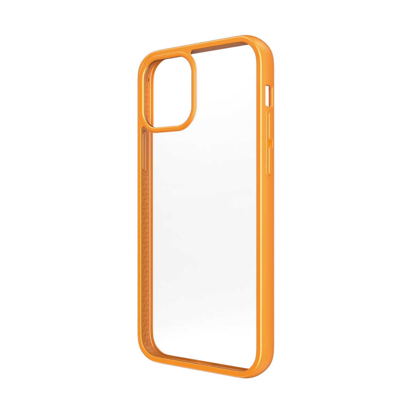Гръб PanzerGlass за IPhone 12 mini, ClearCase - Oранжева рамка
