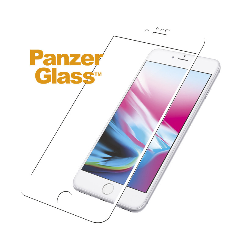 Стъклен протектор PanzerGlass за Apple iPhone 6/6S/7/8/SE 2020/SE2022 Case Friendly Бял