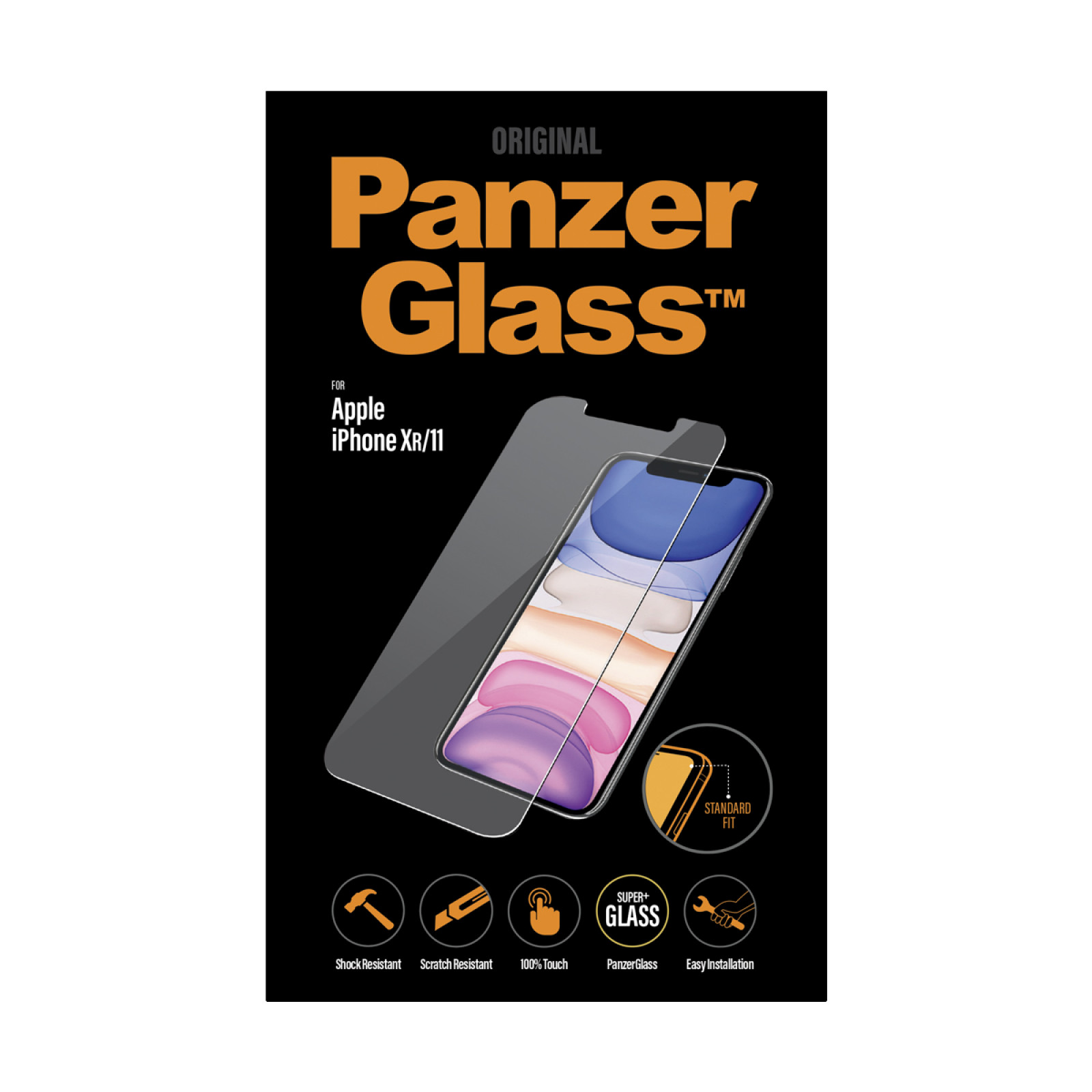 Стъклен протектор PanzerGlass за Apple iPhone 11/iPhone XR  Безцветен
