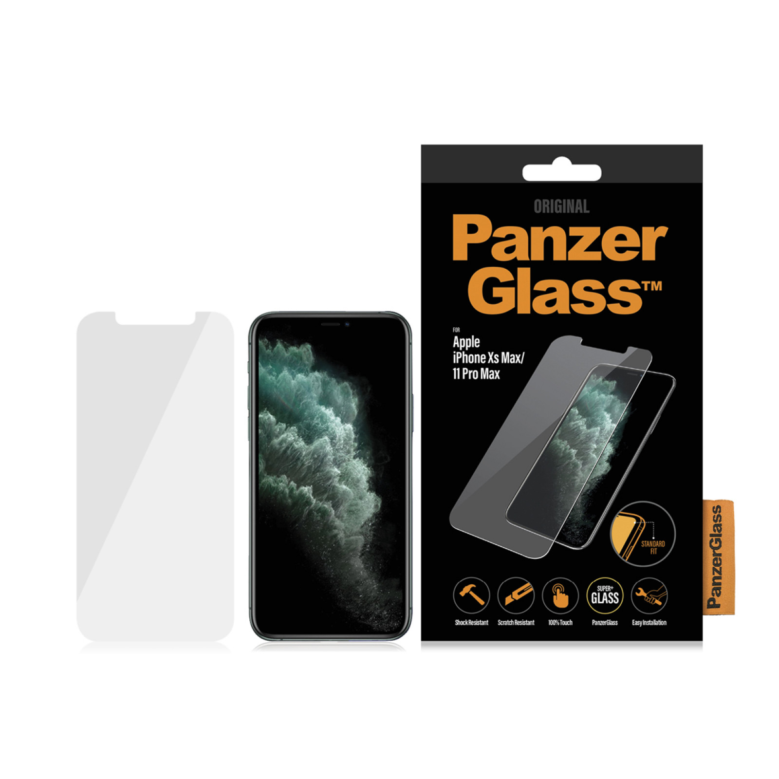 Стъклен протектор PanzerGlass за Apple iPhone Xs Max/11 Pro Max  Прозрачен