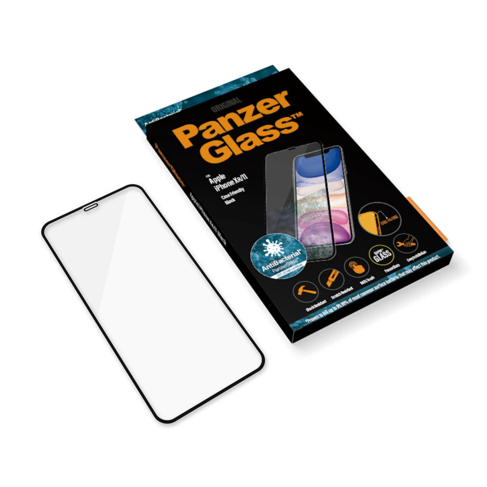 Стъклен протектор PanzerGlass за Apple iPhone 11/iPhone XR Case Friendly Прозрачен