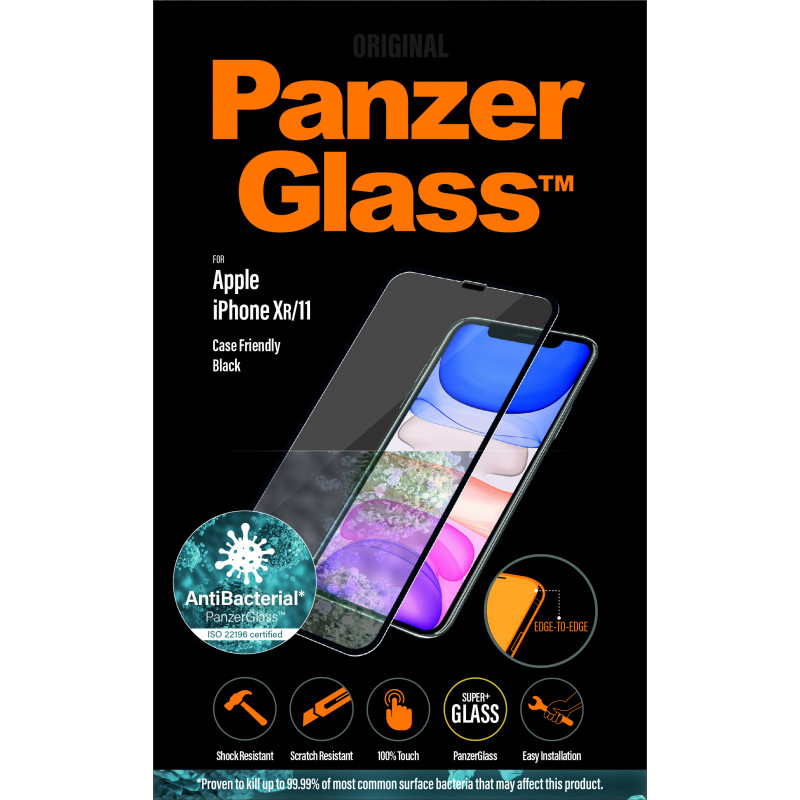 Стъклен протектор PanzerGlass за Apple iPhone 11/iPhone XR Case Friendly Прозрачен