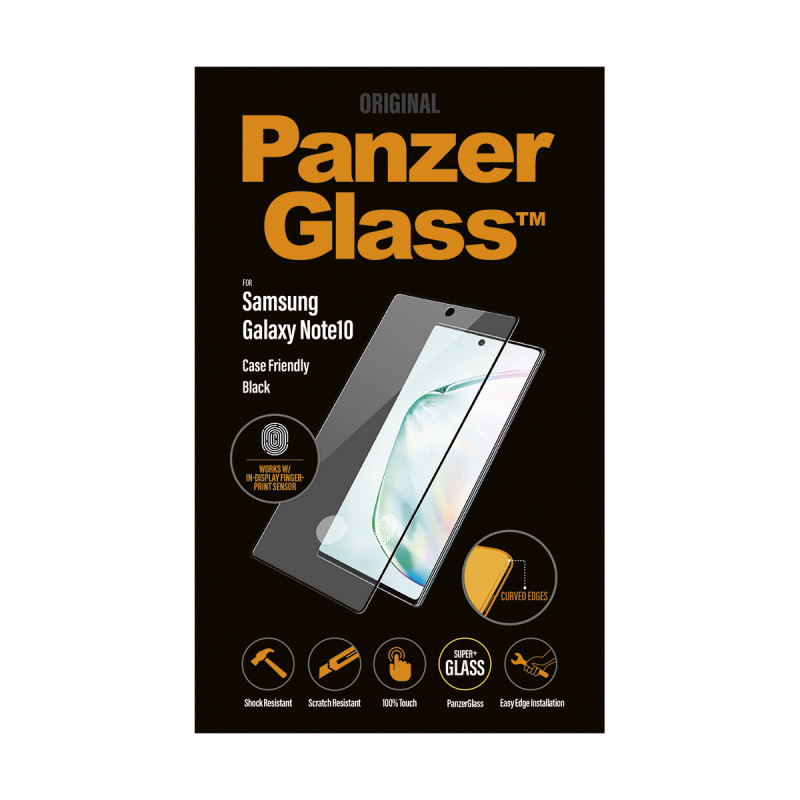 Стъклен протектор PanzerGlass за Samsung Galaxy Note 10 Case Friendly Прозрачен
