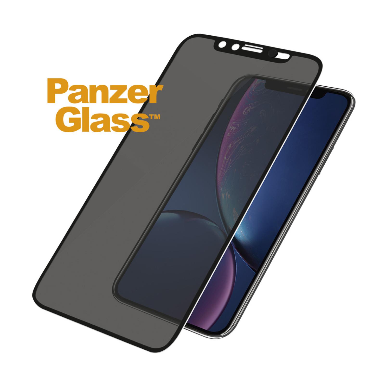 Стъклен протектор Apple Iphone XR/11 PanzerGlass CaseFriendly CamSlider, Privacy - Черен