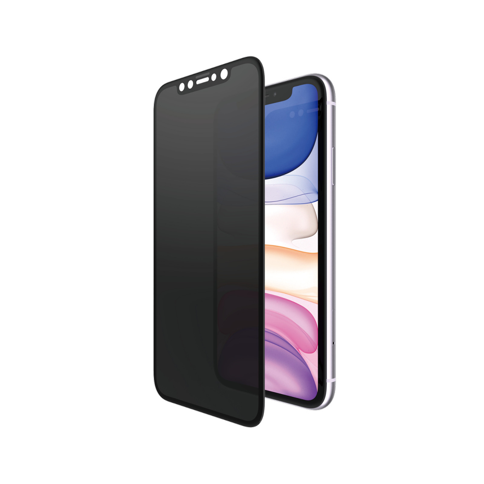 Стъклен протектор PanzerGlass за Apple Iphone XR/11 CaseFriendly Privacy, Black, 117065