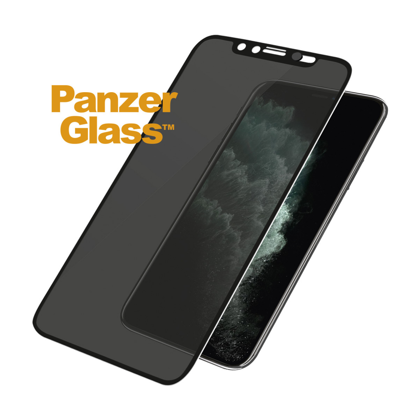 Стъклен протектор Apple iPhone Xs Max/11 Pro Max PanzerGlass  CF CamSlider Privacy - Черен, 116848