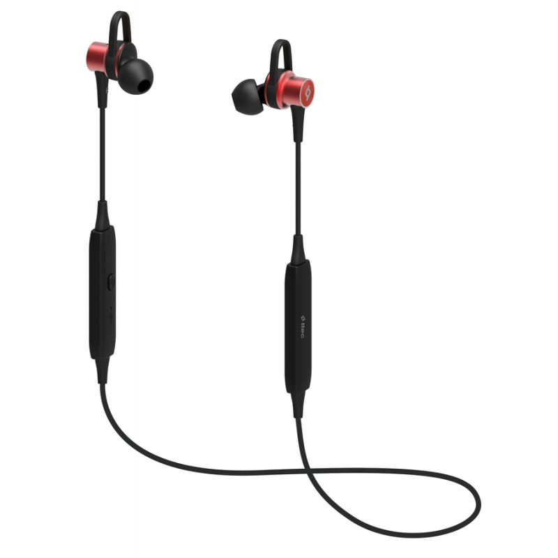 Bluetooth слушалки ttec, Soundbeat Pro Wireless BT Stereo Headset magnets - Червени,116261