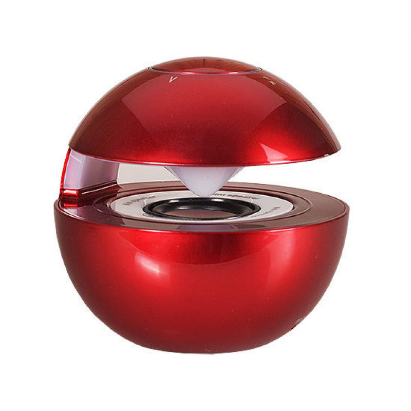 Bluetooth колона - LED BALL червена
