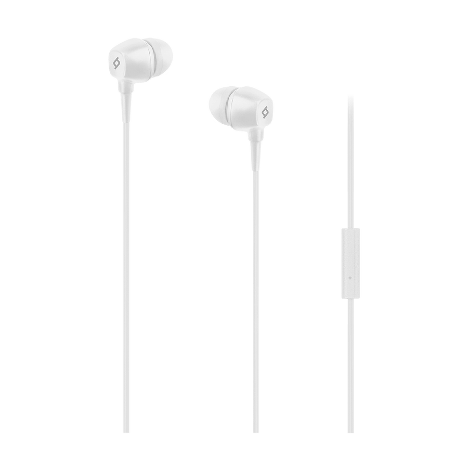 Слушалки Pop In-Ear Headphones with Microphone 3.5mm - Бели, 117945