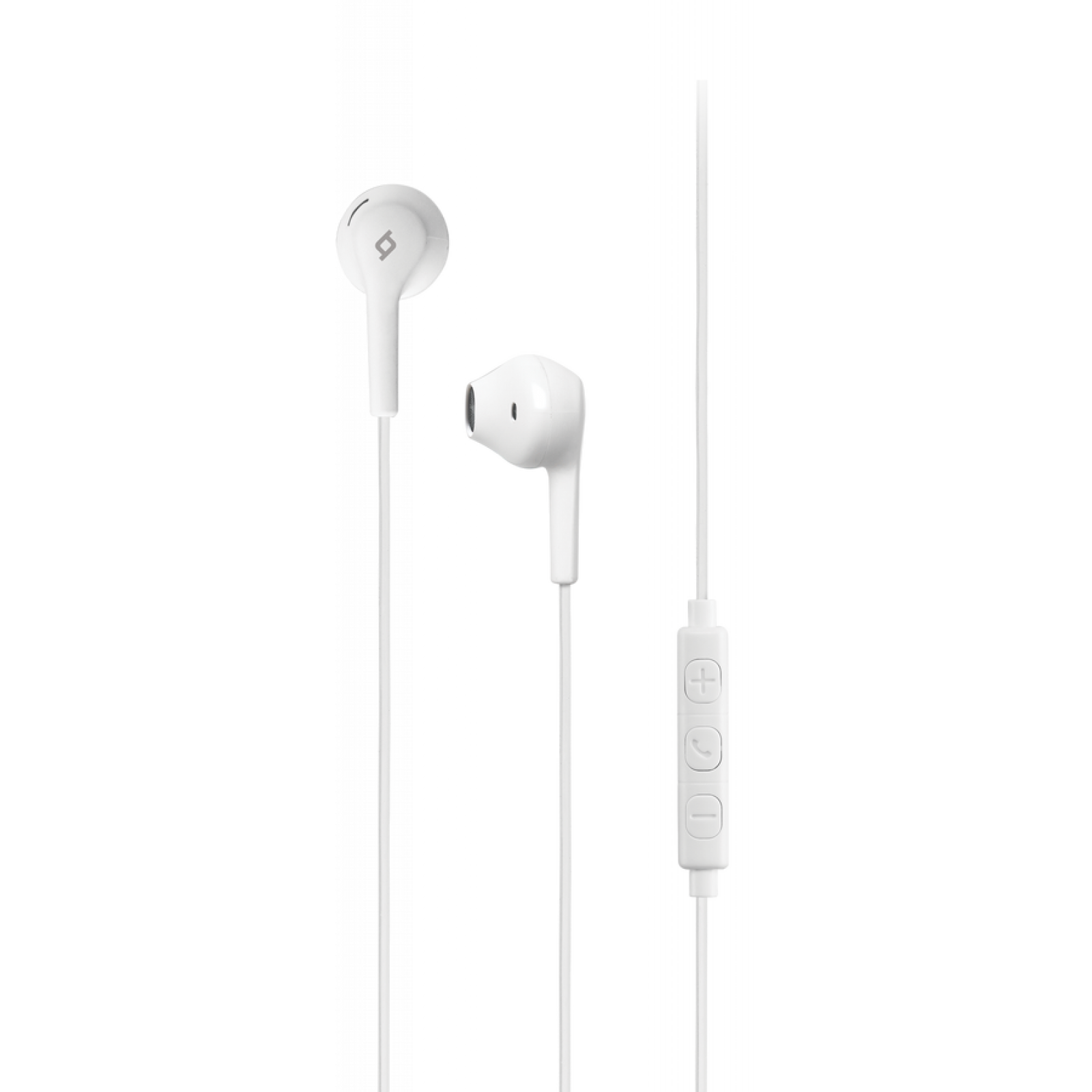 Слушалки RIO In-Ear Headphones with Built-in remote control - Бели, 117952