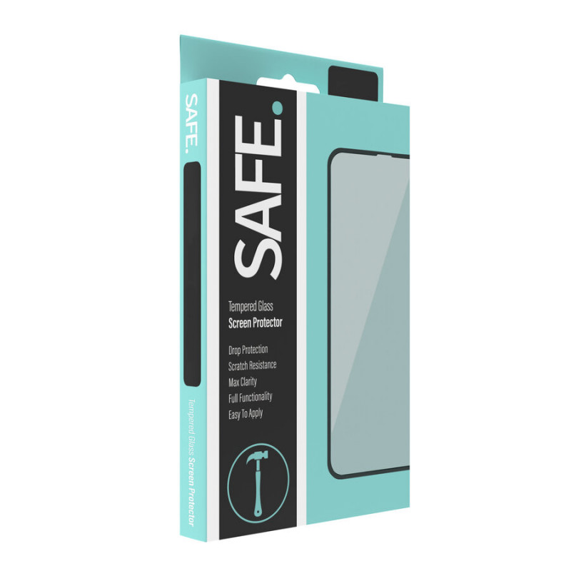 Стъклен протектор Safe. за Samsung Galaxy A31 Case Friendly Черен