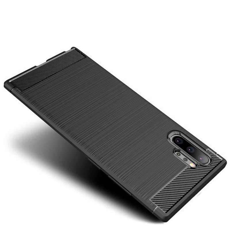 Гръб Carbon за Samsung Galaxy Note 10 Plus - Черен