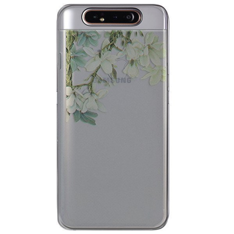 Гръб Floral Case Silicone за Samsung A805/A905 Galaxy A80/A90 - Jasmine