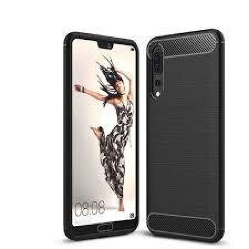 Гръб Forcell Carbon за Huawei P20 Pro - Черен