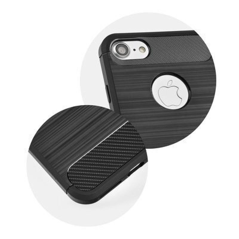 Гръб Forcell Carbon за Iphone 6/6S - Черен
