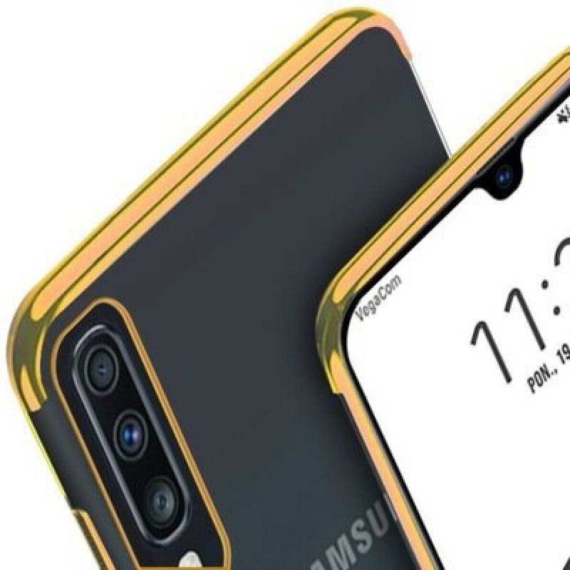 Гръб Forcell New Electro за Samsung Galaxy A70 - Златист