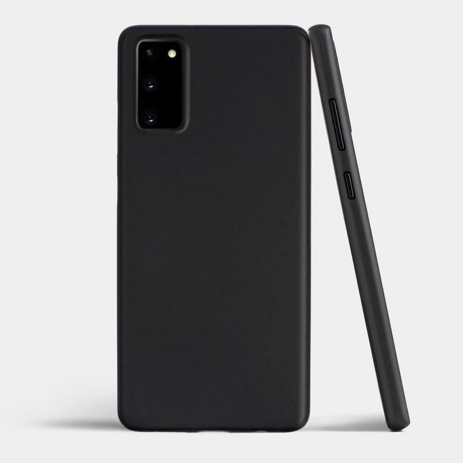 Гръб Forcell Silicone Lite за Samsung Galaxy S20 - Черен