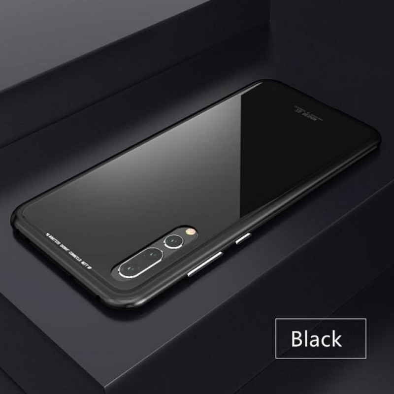 Гръб GLASS за Huawei P20 Pro - Черен
