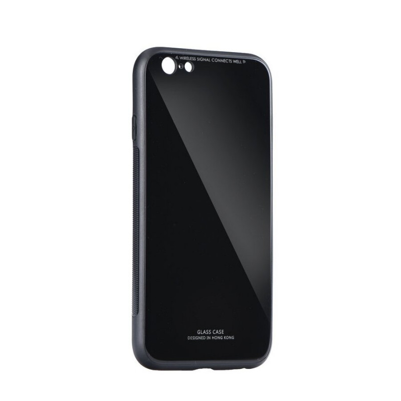 Гръб GLASS за Iphone 5 / 5S / SE - Черен