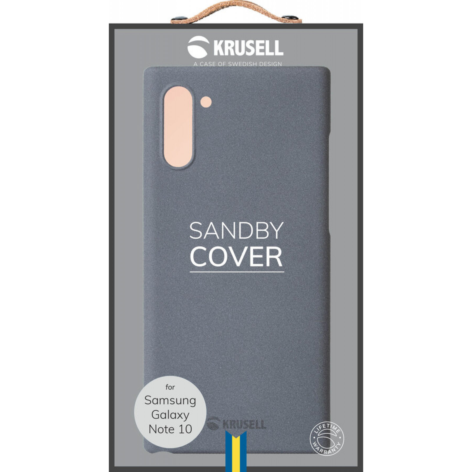 Гръб Krusell Sandby Cover за Samsung Galaxy Note 10 - Stone