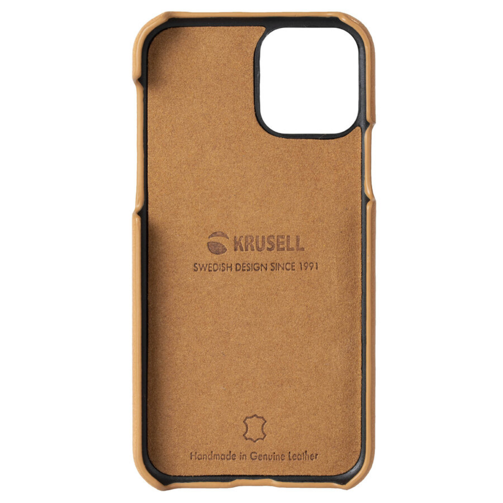 Гръб Krusell Sunne CardCover естествена кожа за Iphone 11 Pro Max Vintage Nude