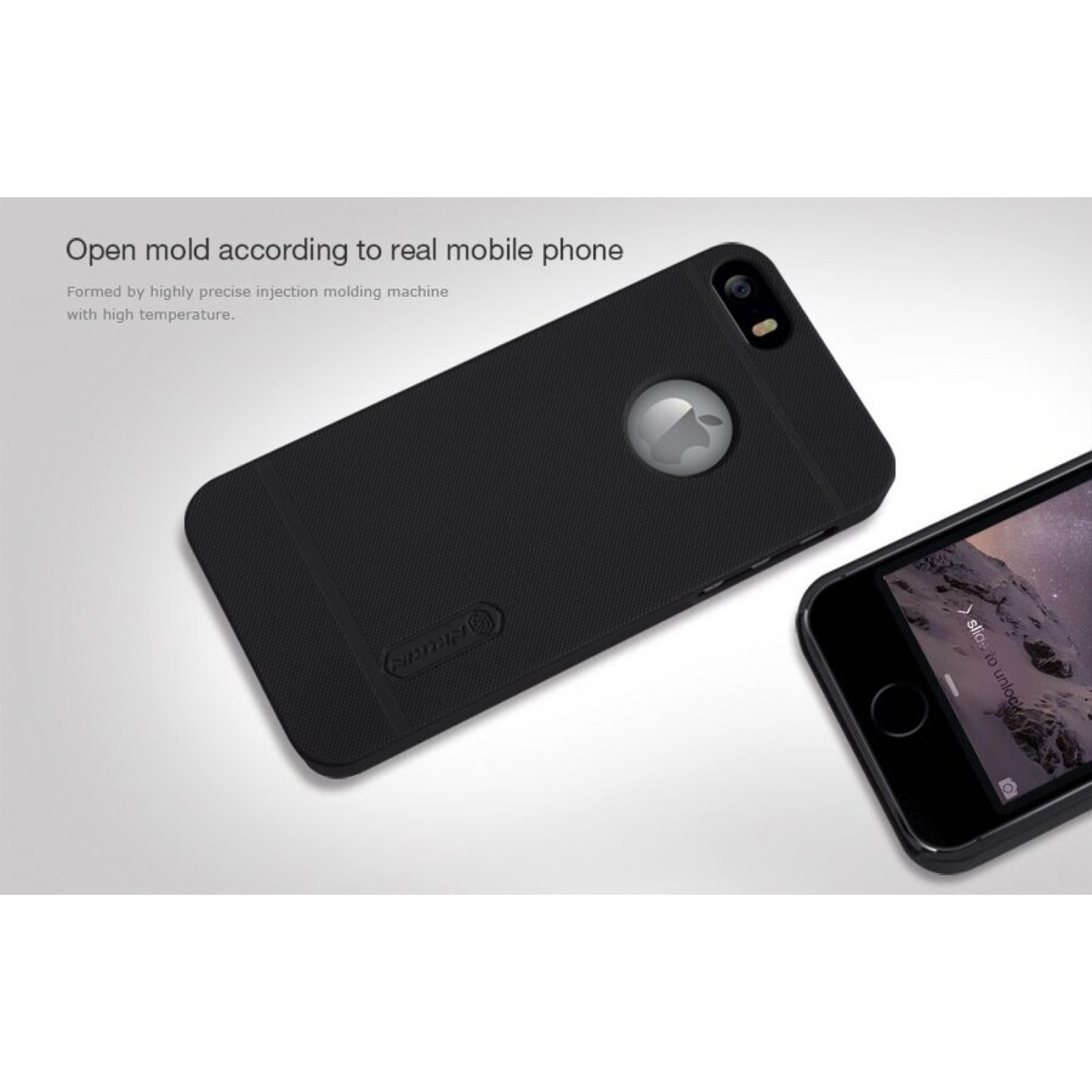 Гръб Nillkin Frosted Shield Hard за Iphone 5/SE - Черен