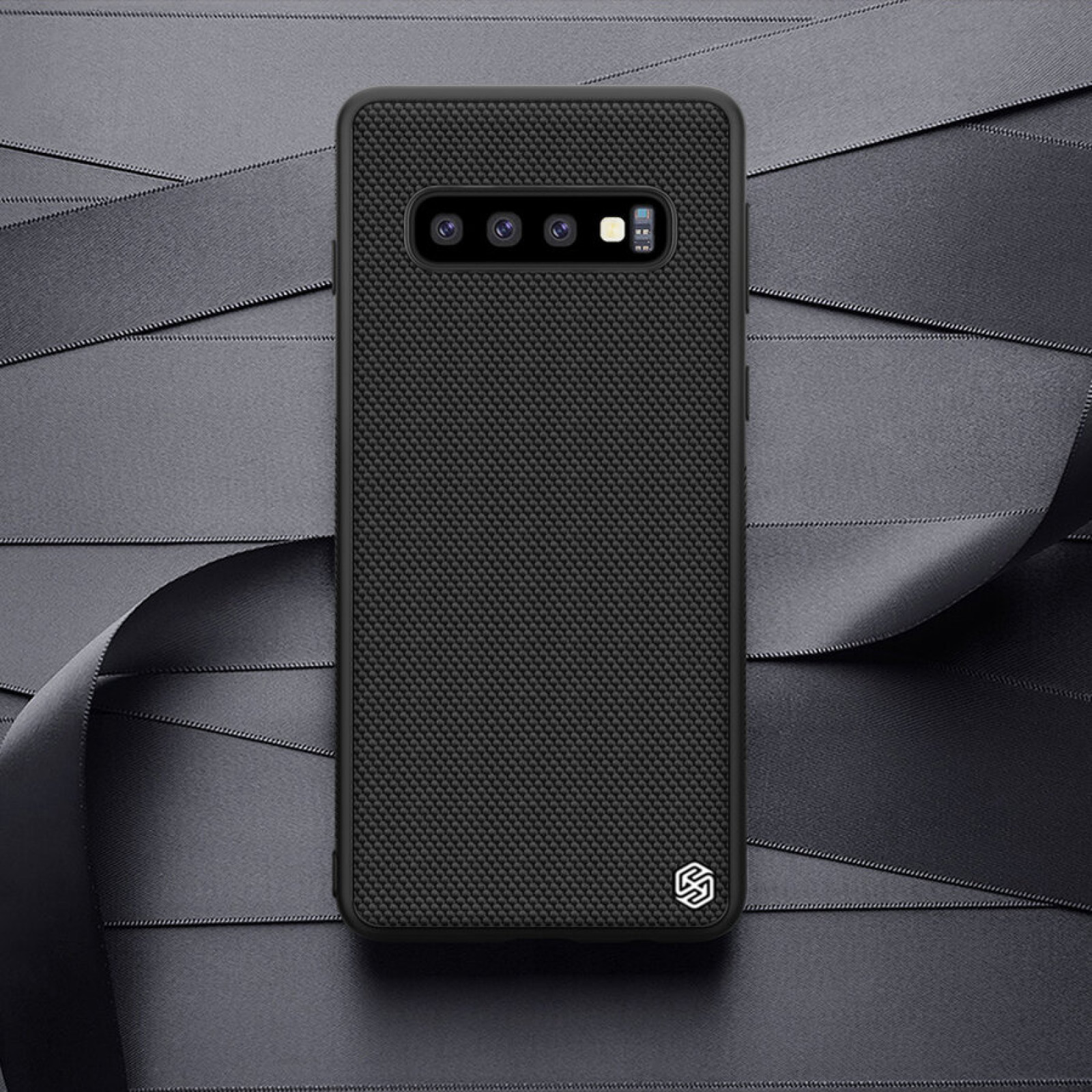 Гръб Nillkin Texture за Samsung Galaxy S10 - Черен