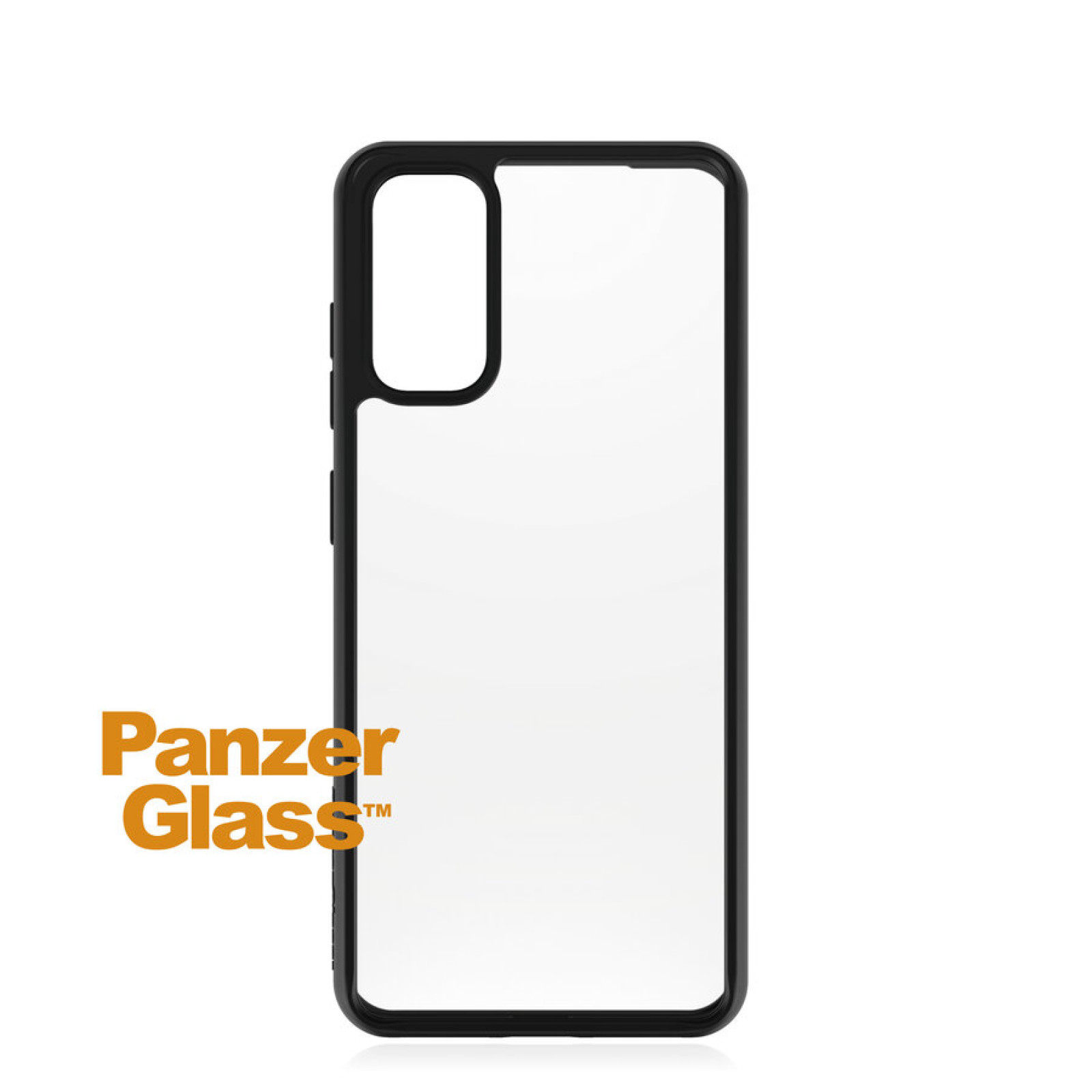 Гръб PanzerGlass за Samsung Galaxy S20 - Черна рамка - Прозрачен 117378