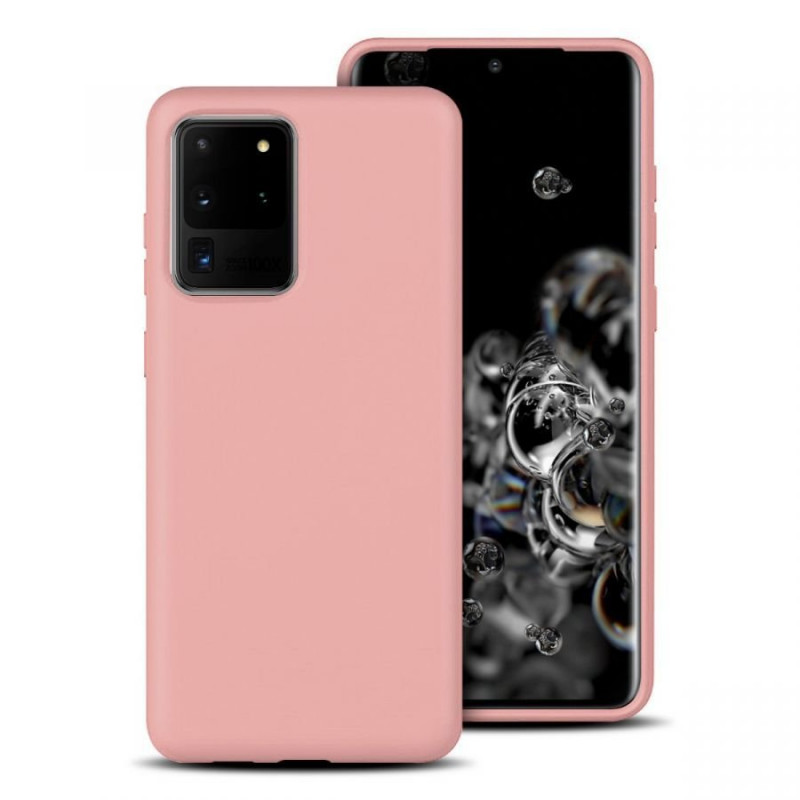 Гръб Silicone Case за Samsung Galaxy S20 Ultra / S11 Plus - Розов