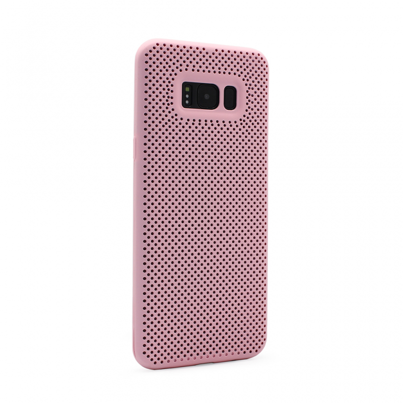 Гръб Teracell Buzzer Net за Samsung G955 S8 Plus - Светло розов