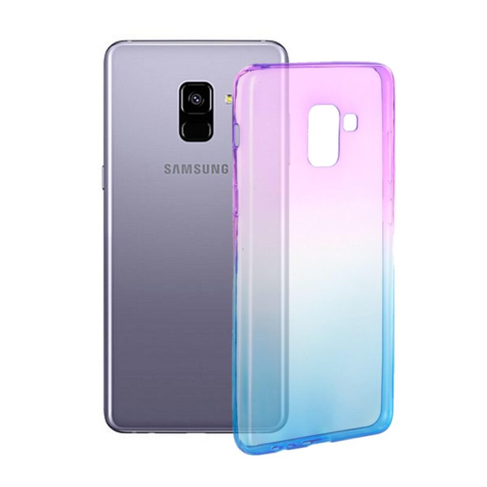 Гръб Teracell Ombre за Samsung Galaxy A8 (2018) Син