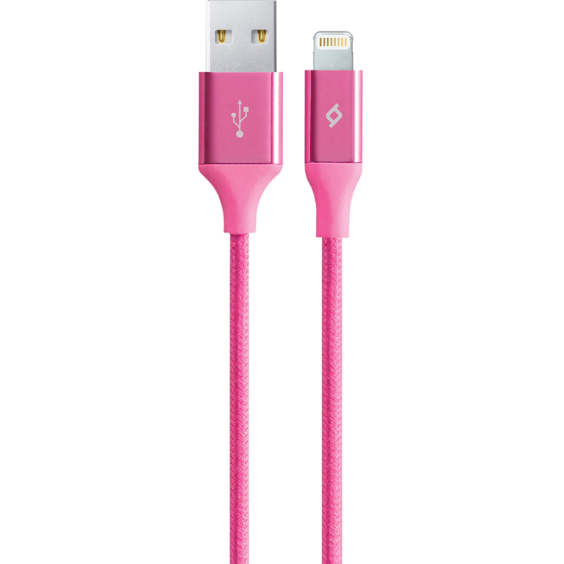 Кабел AlumiCable Lightning USB Charge / Data Cable - Розов, 117565