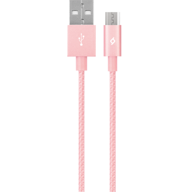 Кабел AlumiCable Micro USB Charge/Data Cable - Розов
