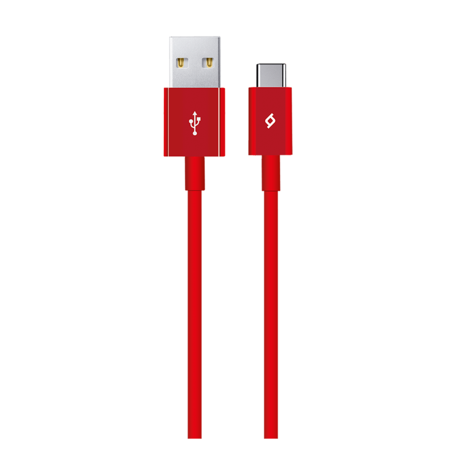 Кабел AlumiCable Type C 2.0 Charge/Data Cable - Червен, 116244