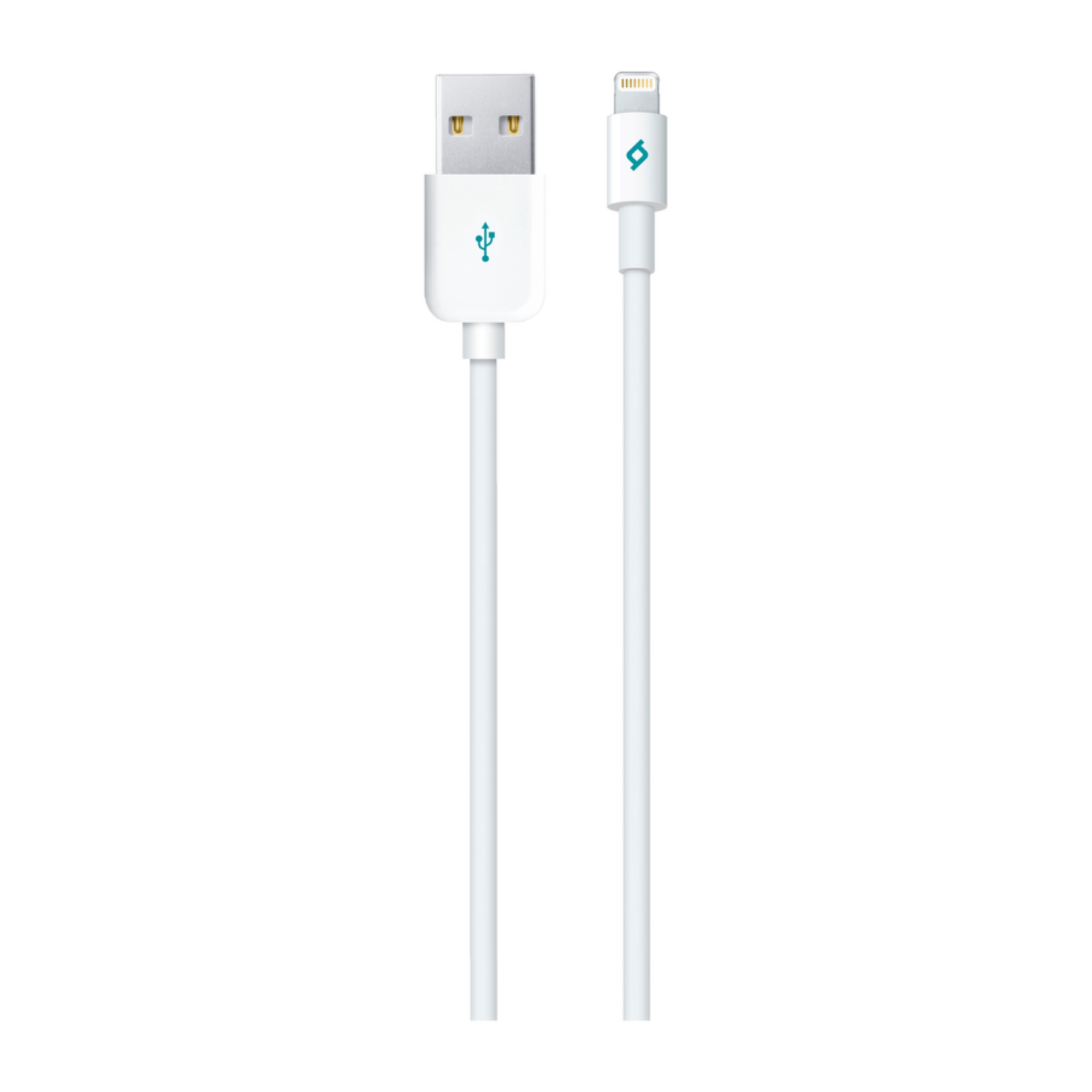 Кабел MFI AlumiCable Lightning Charge/Data Cable -  Бял,113402