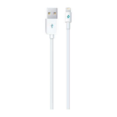 Кабел MFI AlumiCable Lightning Charge/Data Cable - Бял
