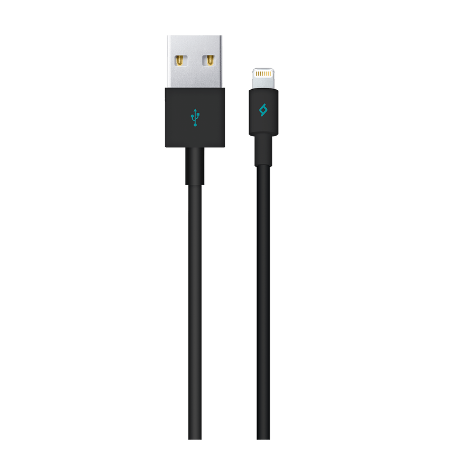 Кабел MFI AlumiCable Lightning Charge/Data Cable - Черен