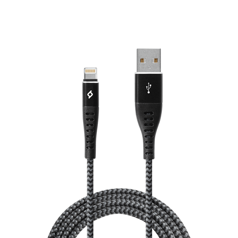 Кабел ttec ExtremeCable Charge / Data Cable , Lightining , 150 cm - Черен