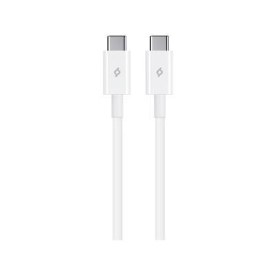 Кабел ttec Type C to Type C Cable - Бял