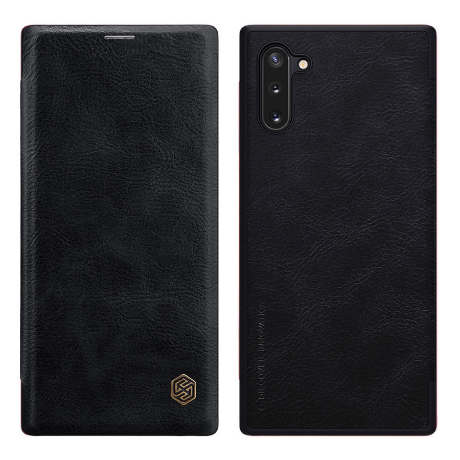 Калъф Nillkin Qin за Samsung Galaxy Note 10 plus - Черен