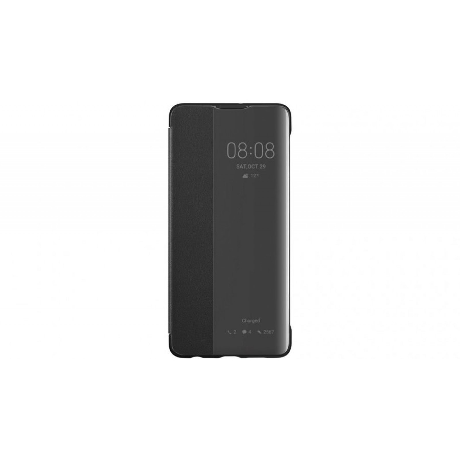 Оригинален калъф за Huawei P30, Flip View Cover, Черен