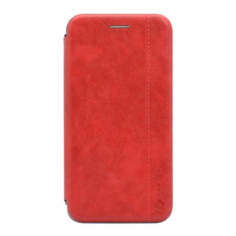 Калъф Teracell Leather за Nokia 5.1 - Червен...