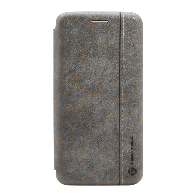 Калъф Teracell Leather за Nokia 6 - Сив