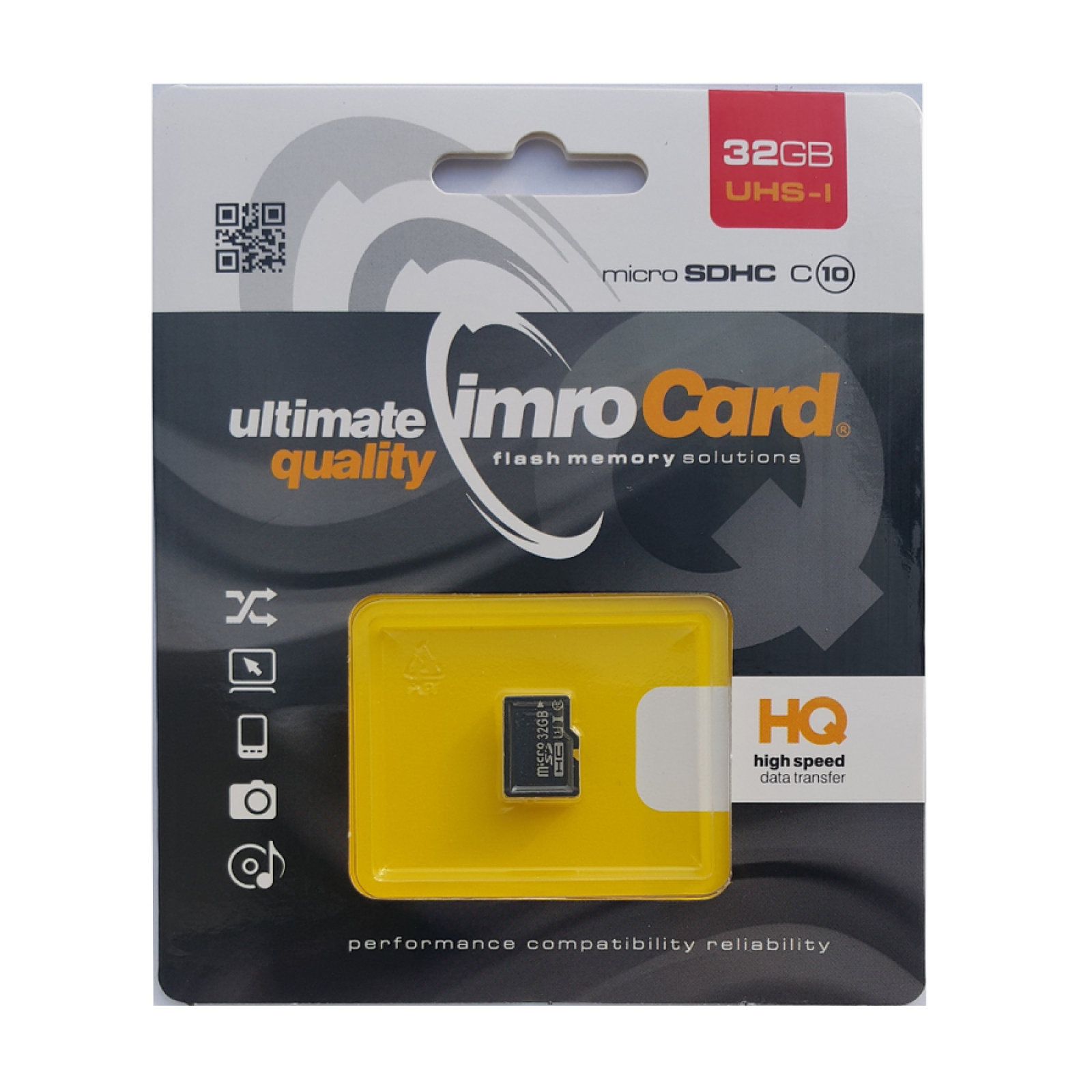 Карта памет IMRO Memory MicroSD Card - 32GB без адаптер UHS I CLASS 10