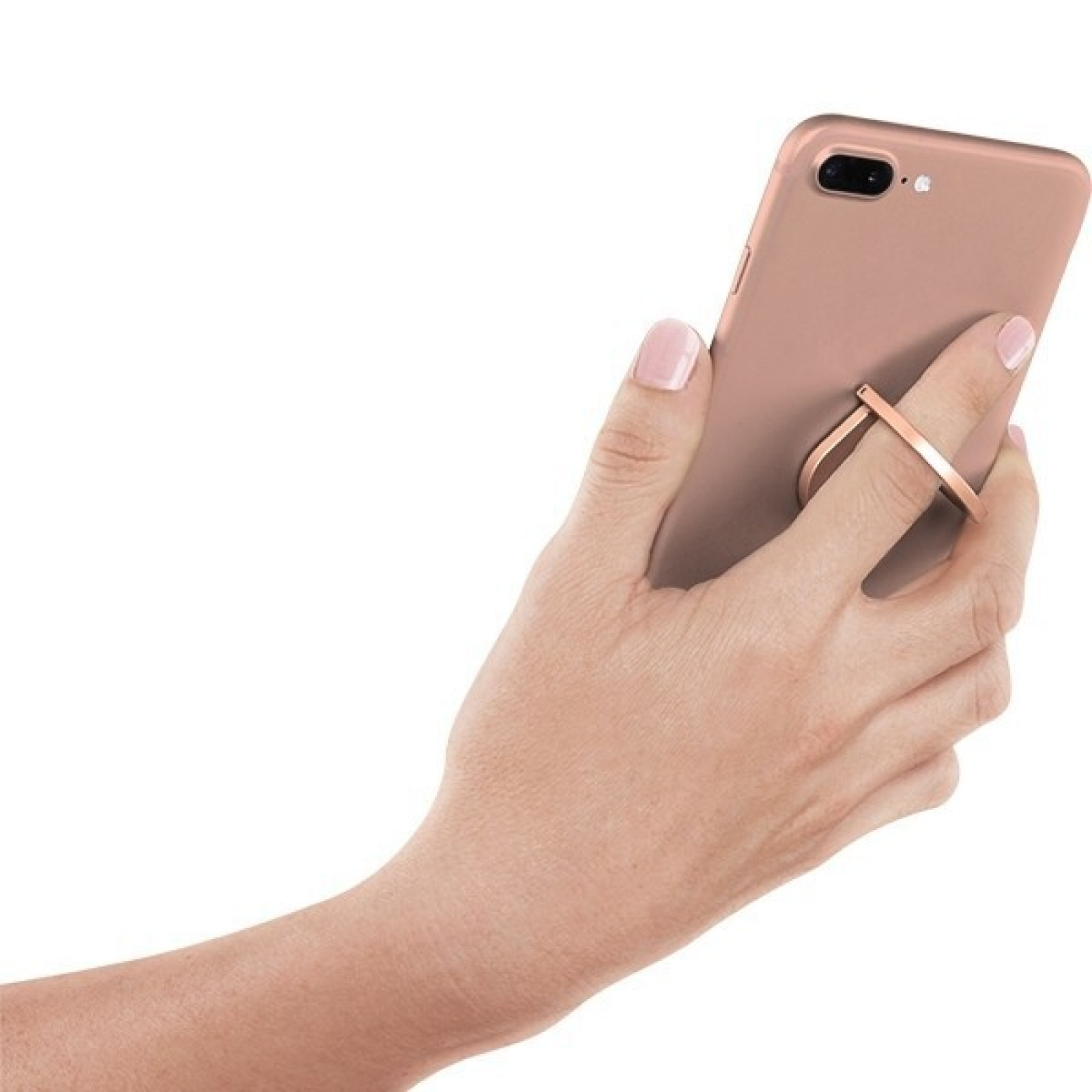 Ринг за мобилен телфон MagicRing 3in1 Phone Holder - Розово злато