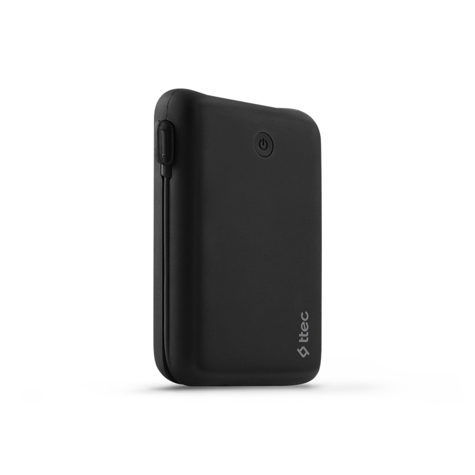 Външна батерия ReCharger Duo+ 10.000mAh Built in Type-C Cable Universal Mobile Charger - Черна,116986